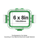 Pack Brother 3 cadres magnétiques — 10 × 10, 13 × 13 et 15 × 20 cm