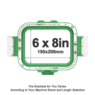 Pack Brother 3 cadres magnétiques — 10 × 10, 13 × 13 et 15 × 20 cm