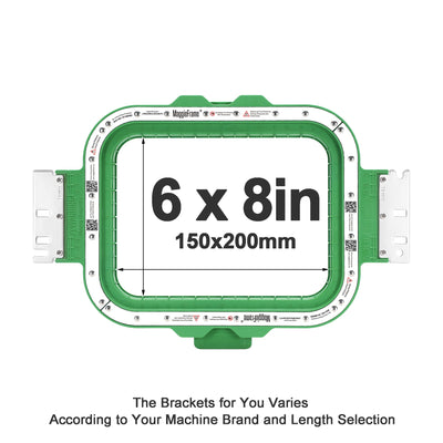 Pack Brother 3 cadres magnétiques — 10 × 10, 13 × 13 et 15 × 20 cm