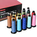 Coffret 20 fils à broder mat - 2500 m par bobine