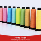 Coffret 20 couleurs fil à broder mat - 2500m