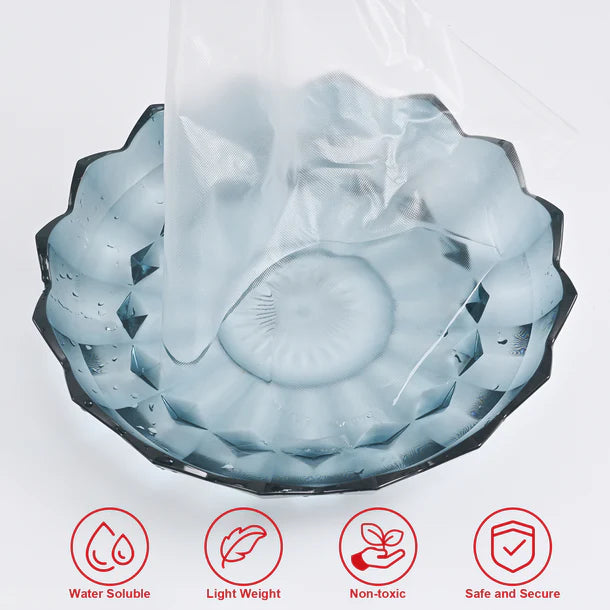 Rouleau de film hydrosoluble lavable de 30,5 cm x 22,8 m, épaisseur 35 µm, pour broderie, par Consommables Broderie.