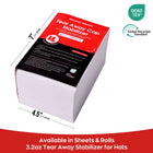 Stabilisateur broderie casquette déchirable 108 g, 250 feuilles 11,4 x 17,8 cm