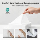 Doublure thermocollante anti-frottement pour broderie, 50 g, 100 feuilles 17,8 x 17,8 cm