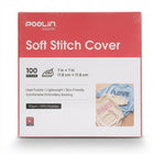 Doublure thermocollante anti-frottement pour broderie, 50 g, 100 feuilles 17,8 x 17,8 cm