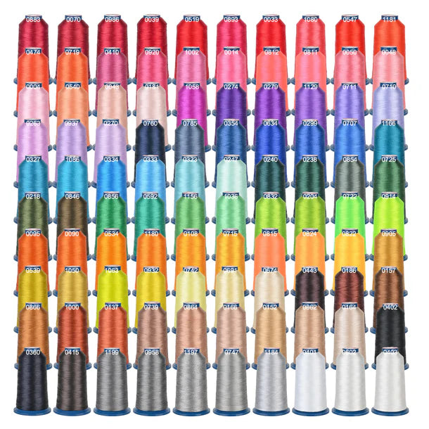 Coffret 100 couleurs fil à broder – 4000m