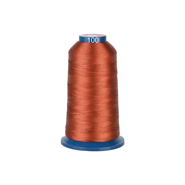 Fil à broder polyester Consommables Broderie, bobine de 4000m avec 100 couleurs pour machine à broder, brillant et résistant