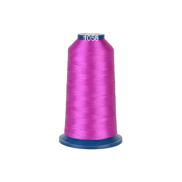 Fil à broder Consommables Broderie, bobine de polyester brillant avec 100 couleurs, 4000m pour machine à broder.
