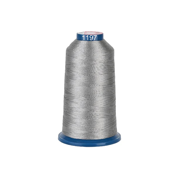 Bobines de fil à broder Consommables Broderie, 100 couleurs, polyester brillant pour machine à broder, 4000m de fil.