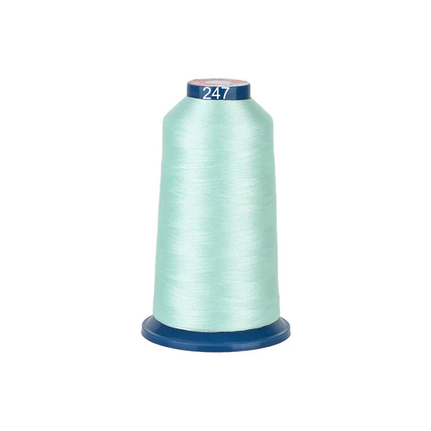 Bobine de fil à broder Consommables Broderie, 100 couleurs, polyester brillant pour machine à broder, 4000m.