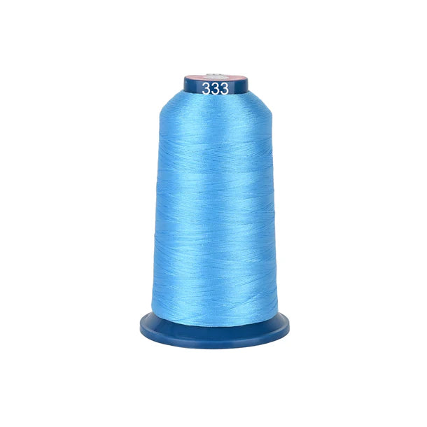 Fil à broder Consommables Broderie, bobine de 4000m avec 100 couleurs, polyester brillant pour machine à broder.