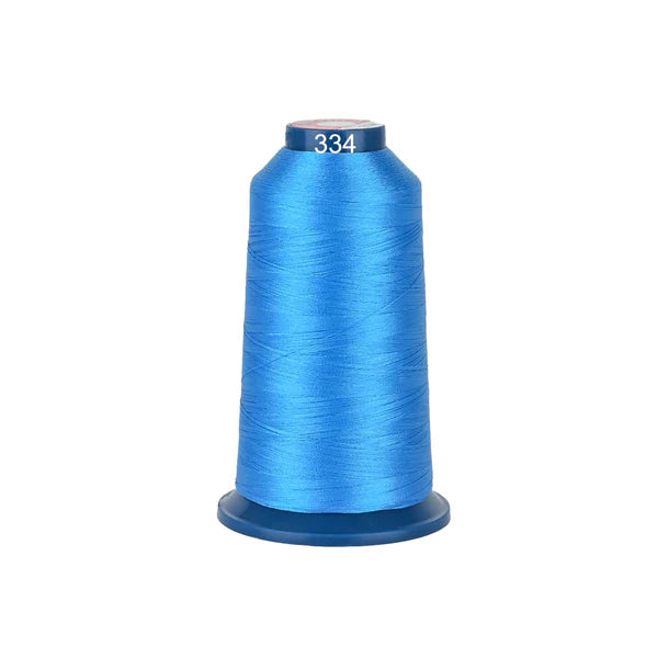 Fil à broder Consommables Broderie, bobine de 4000m en polyester brillant, 100 couleurs pour machine à broder.