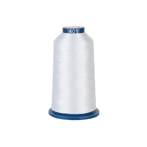 Bobine de fil à broder Consommables Broderie avec 100 couleurs, fil polyester brillant pour machine à broder, 4000m