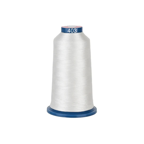 Bobine de fil à broder en polyester Consommables Broderie, 100 couleurs, 4000m, fil brillant pour machine à broder