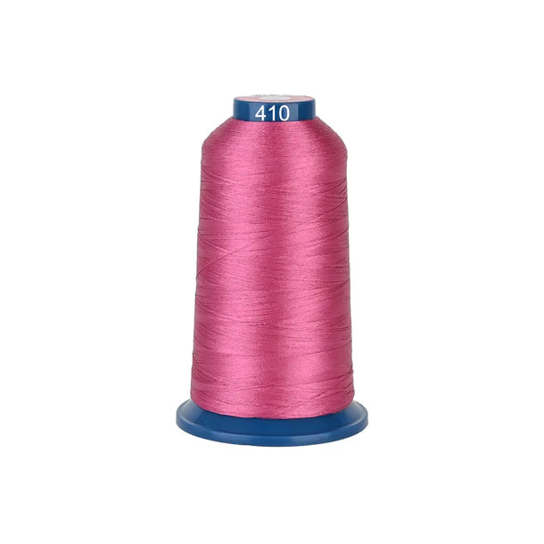 Bobine de fil à broder en polyester Consommables Broderie, 100 couleurs, 4000m pour machine à broder, fil brillant et résistant.