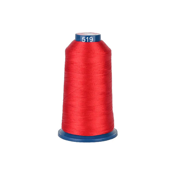 Bobine de fil à broder en polyester Consommables Broderie, 100 couleurs, 4000m, fil brillant pour machine à broder