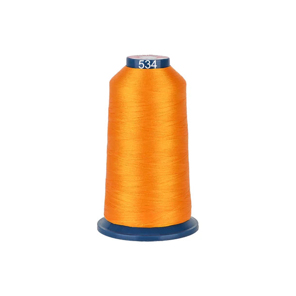 Fil à broder polyester Consommables Broderie, bobine avec 100 couleurs, longueur de 4000m, brillant et idéal pour broderie.
