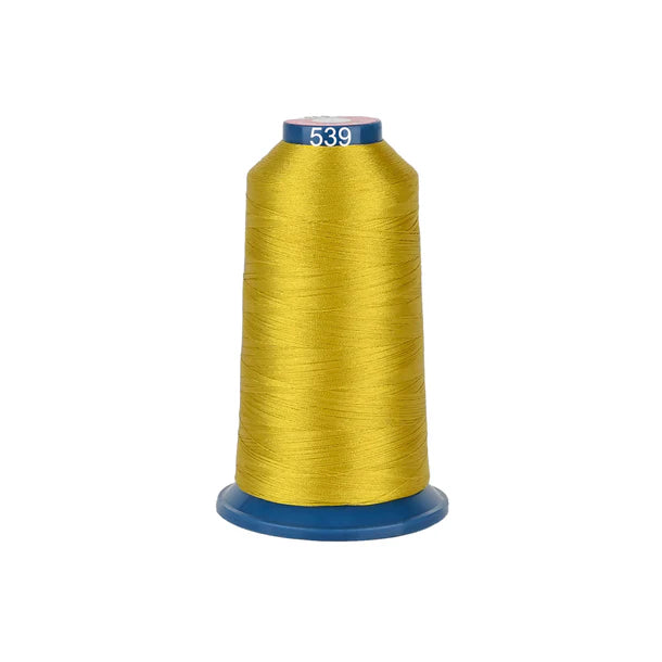 Bobine de fil à broder polyester Consommables Broderie, 100 couleurs, 4000m, haute brillance pour machine à coudre.