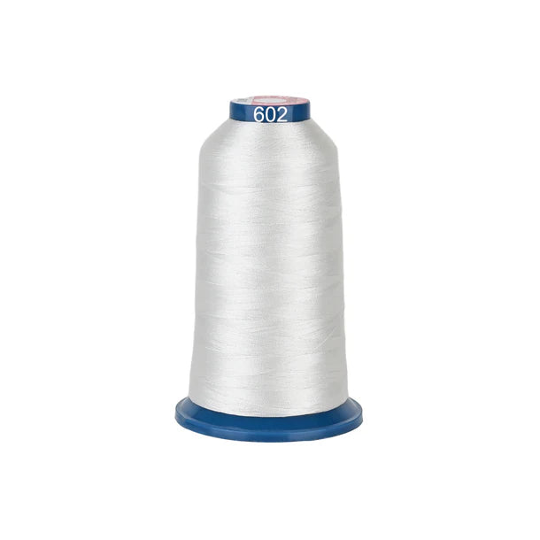 Fil à broder Consommables Broderie, bobine de polyester brillant avec 100 couleurs, 4000m pour machine à broder.