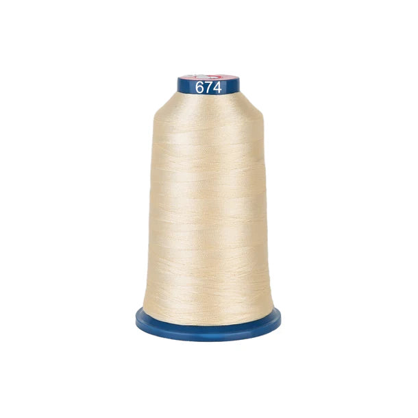 Fil à broder Consommables Broderie, bobine de 4000m avec 100 couleurs pour machine à broder, polyester brillant.