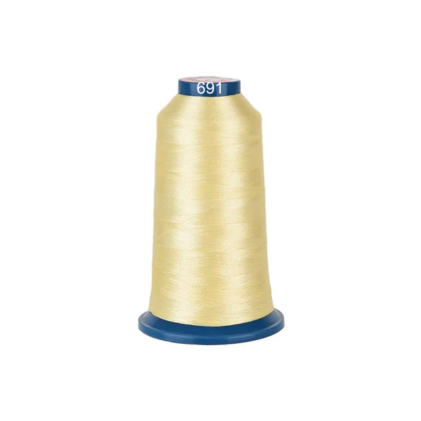 Bobines de fil à broder Consommables Broderie, 100 couleurs, polyester brillant pour machine à broder, 4000m chacune