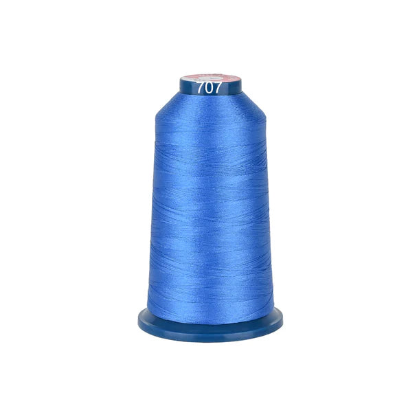 Bobine de fil à broder polyester Consommables Broderie, 100 couleurs, 4000m, haute brillance pour machine à broder.