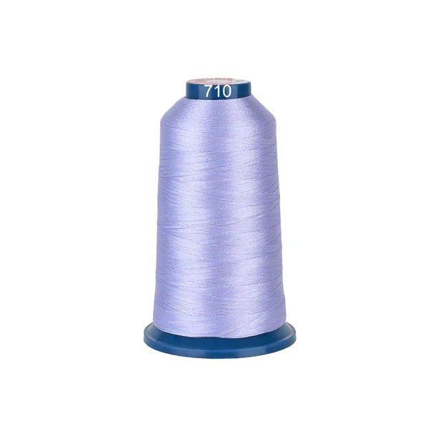 Fil à broder Consommables Broderie, bobine de 4000m avec 100 couleurs de fil polyester brillant pour machine à broder.