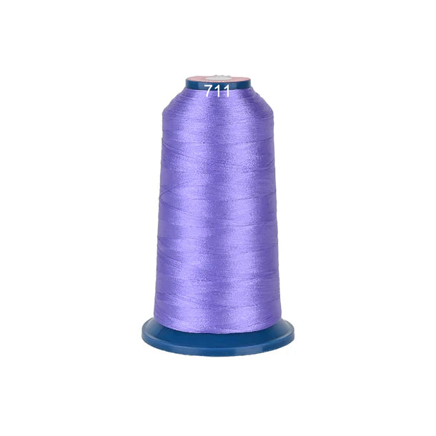 Fil à broder Consommables Broderie, bobine de 4000m en polyester brillant, 100 couleurs pour machine à broder.