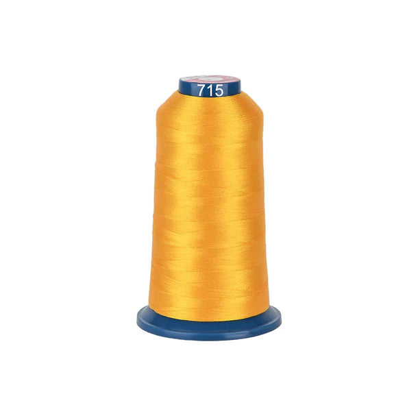 Bobine de fil à broder Consommables Broderie avec 100 couleurs et 4000m de fil en polyester brillant pour machine à broder.