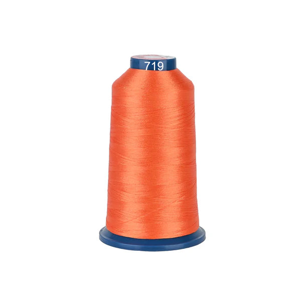 Bobine de fil à broder Consommables Broderie, 100 couleurs, 4000m de fil polyester brillant pour machine à broder.