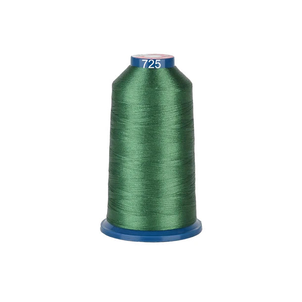 Fil à broder Consommables Broderie, bobine de polyester brillant avec 100 couleurs, idéal pour machine à broder, 4000m