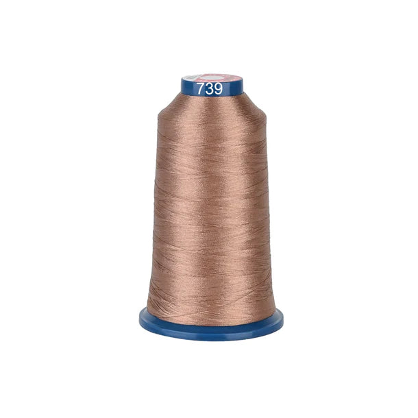 Bobines de fil à broder Consommables Broderie, 100 couleurs, 4000m de fil polyester brillant pour machine à broder.