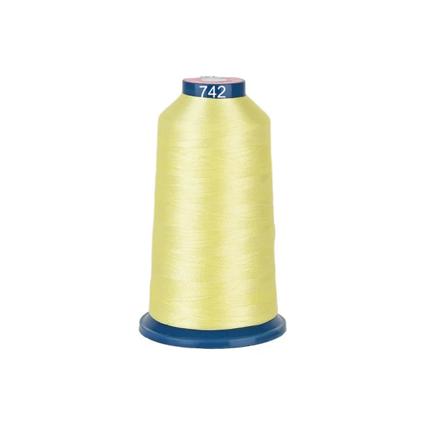 Bobines de fil à broder Consommables Broderie, lot de 100 couleurs en polyester, 4000m pour machine à coudre et broderie.