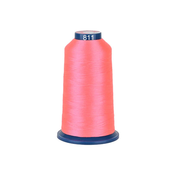 Bobine de fil à broder Consommables Broderie, 100 couleurs, polyester brillant, 4000m, pour machine à broder