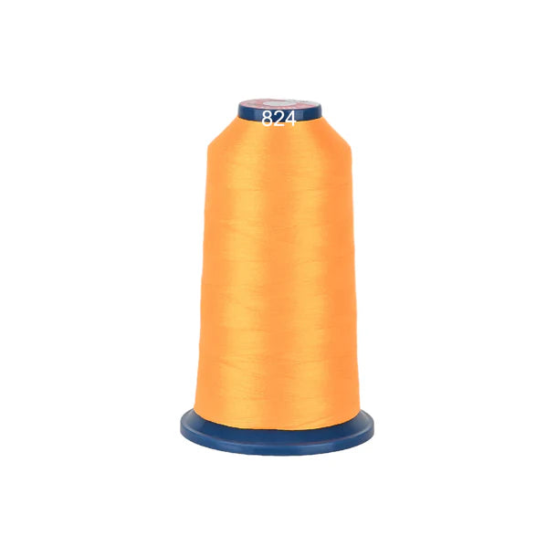 Bobine de fil à broder Consommables Broderie, 100 couleurs, 4000m de fil polyester brillant pour machine à broder.