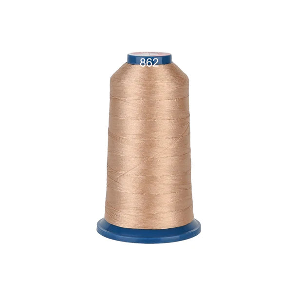 Bobine de fil à broder Consommables Broderie avec 100 couleurs, fil polyester brillant pour machine à broder, 4000m.