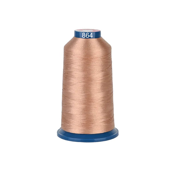 Fil à broder Consommables Broderie, bobine de 4000m avec 100 couleurs, polyester brillant pour machine à broder.