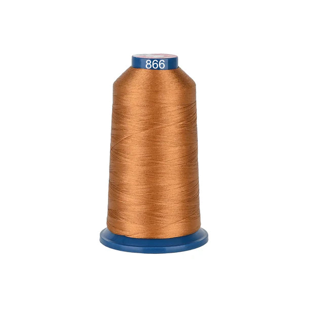 Fil à broder Consommables Broderie, bobine de polyester brillant avec 100 couleurs, 4000m pour machine à coudre.