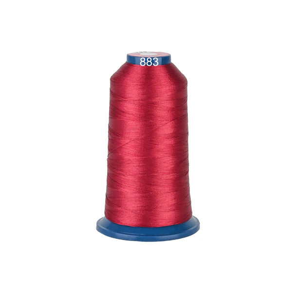Bobine de fil à broder Consommables Broderie, 100 couleurs, 4000m, fil polyester brillant pour machine à broder