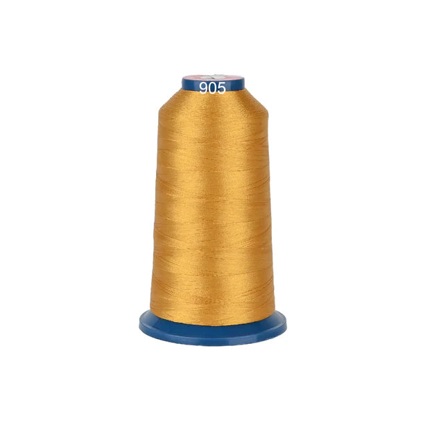 Fil à broder polyester Consommables Broderie, bobine de 100 couleurs, 4000m de fil brillant pour machine à broder.