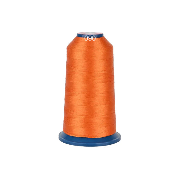 Bobine de fil à broder Consommables Broderie avec 100 couleurs, polyester brillant pour machine à broder, 4000m.
