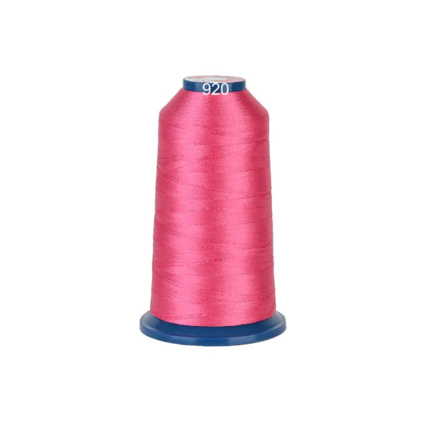 Bobine de fil à broder Consommables Broderie avec 100 couleurs, fil polyester brillant pour machine à broder, 4000m.