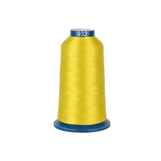 Fil à broder polyester Consommables Broderie, 100 couleurs, bobine de 4000m, brillant et idéal pour broderie machine.