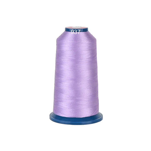 Fil à broder Consommables Broderie, bobine de 4000m avec 100 couleurs, polyester brillant pour machine à broder.