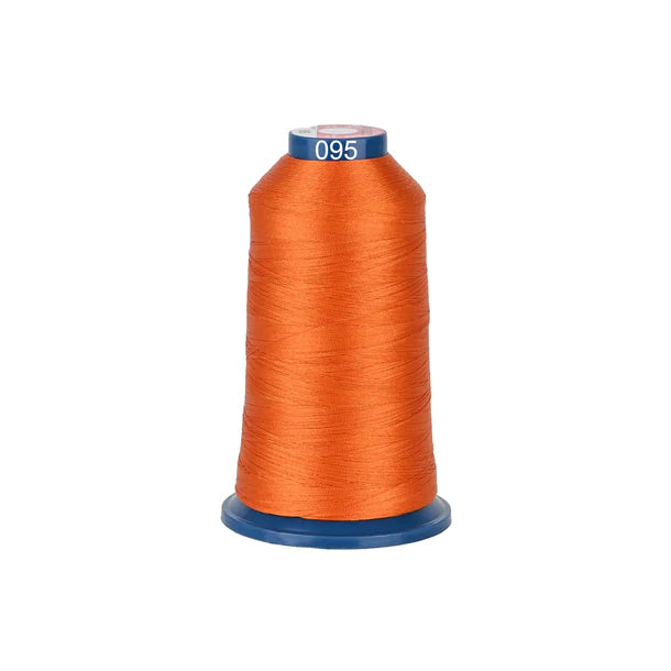 Bobine de fil à broder Consommables Broderie, polyester brillant, 100 couleurs, 4000m pour machine à broder, image de fil coloré.