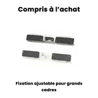 Station de cadrage pour cadres magnétiques de broderie