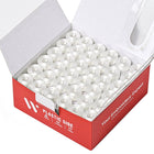 Canettes pré-bobinées blanches Taille A pour machine à broder – boîte de 144