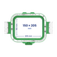 Pack Brother 3 cadres magnétiques — 10 × 10, 13 × 13 et 15 × 20 cm